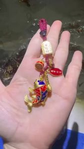 Móc Khóa Kim Loại May Mắn Mặt Dây Chuyền treo Đồ Trang Trí Xe