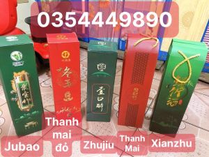 Combo 1 thùng mix 3 vị tửu trúc phúc kiến khác nhau cho khách hàng uống thử