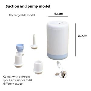 2in1 Travel Vacuum Bag Suction Pump Portable Air Pump for Inflate or Deflate