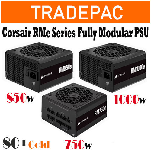 Corsair RMe Series RM750e/RM850e/RM1000e Fully Modular Low-Noise ATX 3. ...