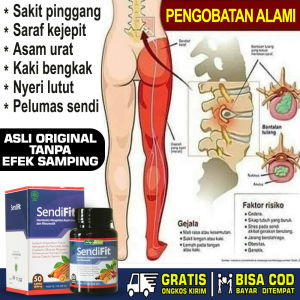Obat saraf kejepit sakit lutut susah berjalan urat terjepit sakit pinggang asam urat nyeri sendi kaki bengkak SendiFit Original