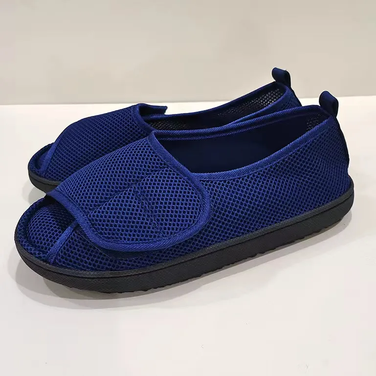 Men slippers Women Feet swollen shoes diabetes Foot shoes Mesh