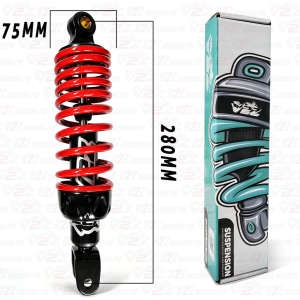V2Z Motorcycle Rear Shock Absorber for Mio/Click 280/300/330mm 1 Piece Heavy Duty Easy Installation 5 Color Available