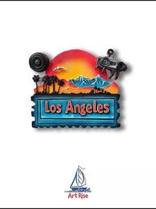 [Magnet]Designer Los Angeles Sunset Refrigerator Magnet USA