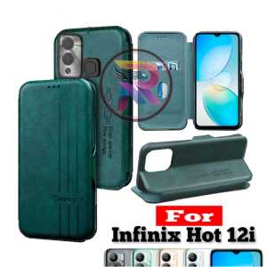For Infinix Hot 12i  Case Flip Magnet Dompet Motif Triple x Flip Cover Leather Premium Casing  HP