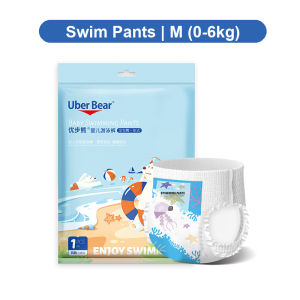 [Bundle of 10/20]Uber Bear Baby Swim Diapers / Disposable Waterproof Swim Pants for Babies and Toddlers