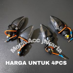 4PCS Lampu Sen / Sein MINI Model Vixion New MX King Aerox R15 DLL
