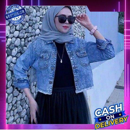 Style hijab best sale jaket levis