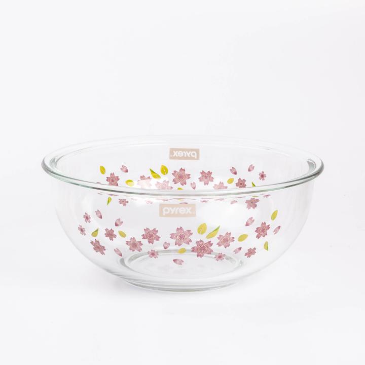 Pyrex 2400ML Heat Resistant Tempered Glass Round Mixing Bowl