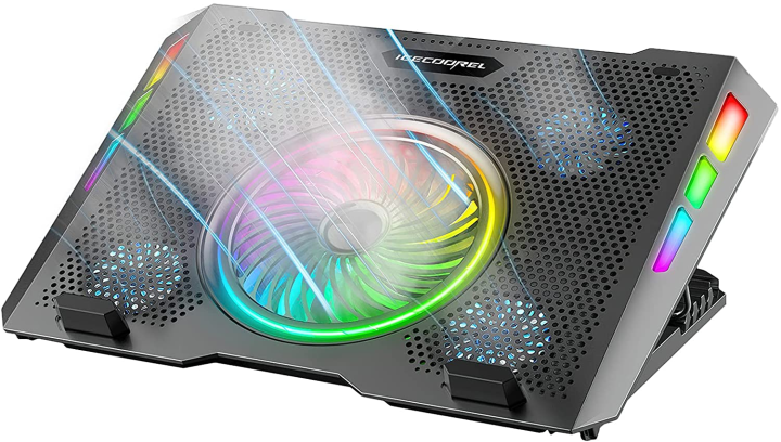ICE COOREL Gaming Laptop Cooling Pad 15-17 inch RGB Laptop Cooler