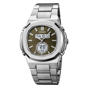 SKMEI 2279 Jam Tangan Pria Analog-Digital Tali Stainless Rantai Watches Tahan air