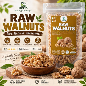 Raw Walnuts 100g 250g 500g 1kg | Premium Walnut Kernels | Crunchy & Fresh Nuts | Healthy Snack | Baking & Cooking Ingredient