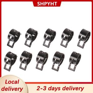 [COD] SHPYHT Local delivery Ship within 24 hours 10Pcs Hose Clamps Fuel Hose Line Water Pipe Clamp Hoops Air Tube Fastener Spring Clips Diameter 6mm 7mm 8mm 10mm 12mm 14mm 16mm 20mm