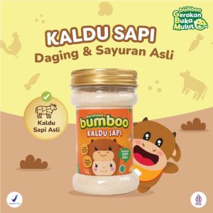 Bumboo Kaldu Ayam Sapi & Jamur Asli - Kaldu Mpasi Anak Tanpa Msg | Dengan Bahan Alami Tanpa Gula