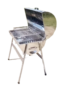 เตาอบสแตนเลสไร้ควัน ตะแกรงย่าง 2 ชั้น สแตนเลส304 food grade ทั้งตัว สวยหรู ดูดี มีความทนทาน อบอาหารได้มากขึ้น