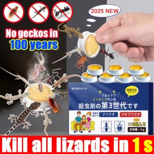 Racun cicak paling kuat【No lizards for 100 years】Lizard killer bait 100 efficient Cicak killer 1 box contains 8 piece Racun cicak paling kuat lizard died outdoors lizard repellent 最强蜥蜴药