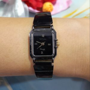 Đồng hồ nữ NATURE dây chun độc lạ second hand si nhật- đã qua sử dụng