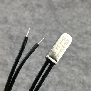 2pcs KSD9700 5A 250V NC normally closed normally open NO metal housing Thermal protector 100C 135C 150C