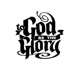 To God Be All The Glory Sticker for Motorcycle Decals Jesus Prayer Waterproof Decal Car Stickers Motor Cars