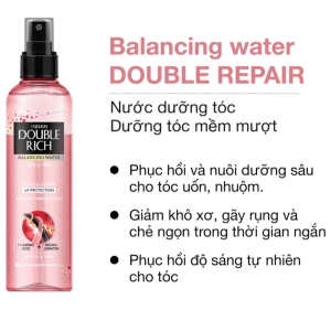 Nước Dưỡng Tóc Double Rich Chăm Sóc Khô Xơ Hư Tổn Tóc Nhuộm (120ml250ml) Balancing Water Repair