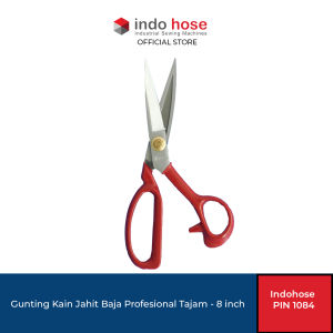 Indohose PIN 1084 Gunting Kain Jahit Baja Profesional Tajam - 8 inch