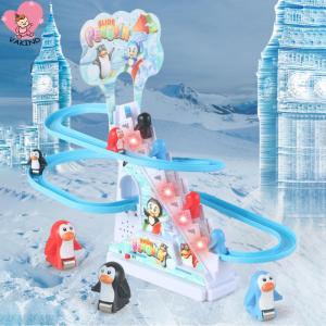 【New Arrival】 Interactive Learning Toy Ducks Climb Stairs Bright Color Electric Toy for Toddlers Educational & Fun Play