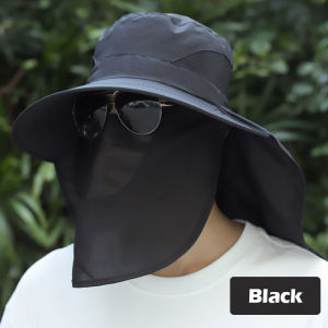 Full Face Sunscreen Hat Summer UV Protection Breathable Sun Cap with Neck Cover Quick Dry Outdoor Hiking Fishing Cap 防晒帽