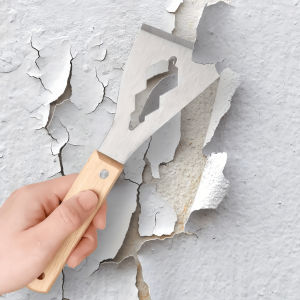 Stainless Steel Putty Knife Scrapers Sturdy Durable Cleaning Scraper for Drywall Repairs and Spreading Kitchen Cleaning
