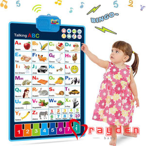 Alphabet Letter Talking Poster Kid Sound Animal Wall Paper Early Education Children Language Learning Toys Alphabet Wall Chart