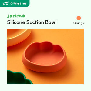 [Malang Honey] JAMMUK Silicone Suction Baby/Toddler Bowl with Lid (Anti-Slip & Prevent Food Spill ) 5 colors