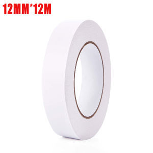 12m Double Sided Tape Strong Adhesive Ultra-Thin High-Adhesive Tape Office (6mm To 20mm) 10pcs