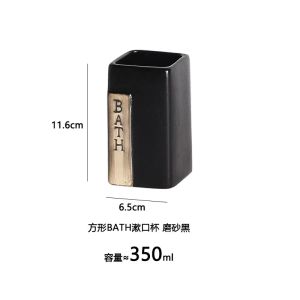 1pc Ceramic Toothbrush Holder Toothbrush Cup Ceramic Household Washing Tools Toothbrush Debris Rack Bathroom Accessories2026
