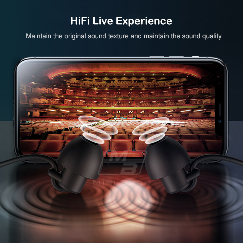 Wired In-ear Earbuds Noise Cancelling Silicone Sleeping Headphones_voghion.com