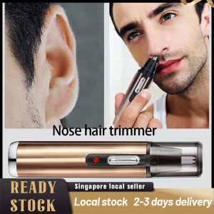 [Local stock] Nose hair trimmer stainless steel rechargeable four-in-one electric shaver