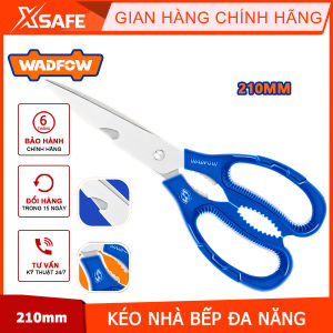 Kéo nhà bếp đa năng WADFOW WSX1602 | kéo cắt cầm tay kích thước 210mm chất liệu thép không gỉ độ dày lưỡi dao 1.8mm