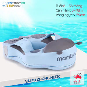 Phao bơi cho bé Mambo Baby 8-36 tháng chất liệu Xốp Pearl Foam siêu bền vỏ PU không thấm nước