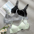 Umiwear Thin cotton without steel ring gathered Girls bra Women Cotton bra Without Steel Ring bras. 