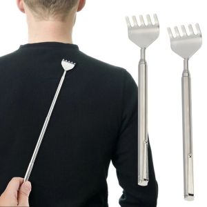 alat garuk punggung tongkat penggaruk badan bisa dipendekkan / dipanjangkan flexible Garuk Punggung Besi Lipat Tarik Alat Penghilang