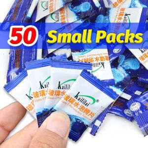 100PCS Car Windshield Cleaner Car Effervescent Tablet Glass Water Solid Cleaner Universal Automobile Accessories Spray Cleaner