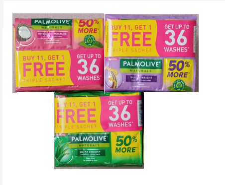 Palmolive Naturals Hair Shampoo sold per 1 dozen (15ml x 12