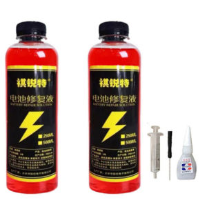 (Free 3Pcs Tool Set) 500ml Car Battery Water Repair Liquid 电池水 Battery Acid Water Serbuk Bateri Kereta Air Bateri Repair Fluid