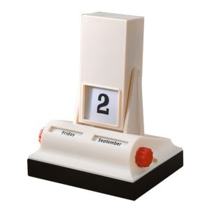 LETOY Nordic Flip Calendar Light Luxury Retro Rotating Calendar Creative Decorative Perpetual Calendar Hotel