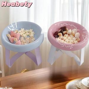 Heabety New Spine Protection Pet Bowl High Feet Neck Protection Cat Bowl With Stand Pet Food Bowl Pet Supplies