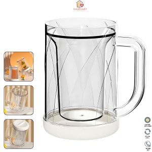 Cốc uống bia nước ngọt 2 lớp Không cần bỏ đá trực tiếp vào nước Tạo lạnh nhanh giữ nguyên vị độ uống