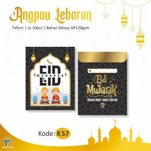 AMPLOP LEBARAN A - angpau lebaran unik lucu murah ukuran medium pilih warna