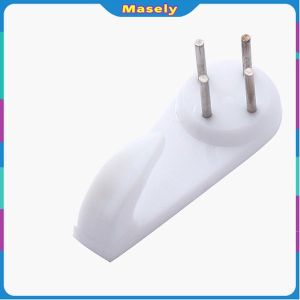 Masely Photo Frame Seamless Nails Wall Mount Picture Frame Hook Clock Frame Plastic Nail 10pcs