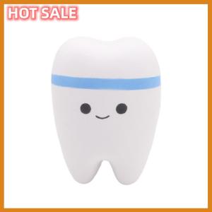 🔥🔥🔥dingdaocunz 1Pc Rainbow Tooth Slow Rising Cartoon Teeth Antistress Soft Squeeze Bread Toy