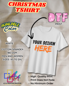 Christmas T-shirt 2026 Dtf Print