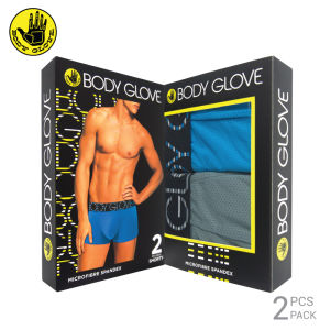 BODY GLOVE Men Underwear Microfiber Spandex Trunk (2 Pcs) BG7912