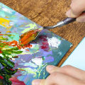 9PCS Palette Knife Palette Pisau Spatula Lukis Painting Knife Pisau Palet Pisau Lukis Art Tool Paint Chef. 
